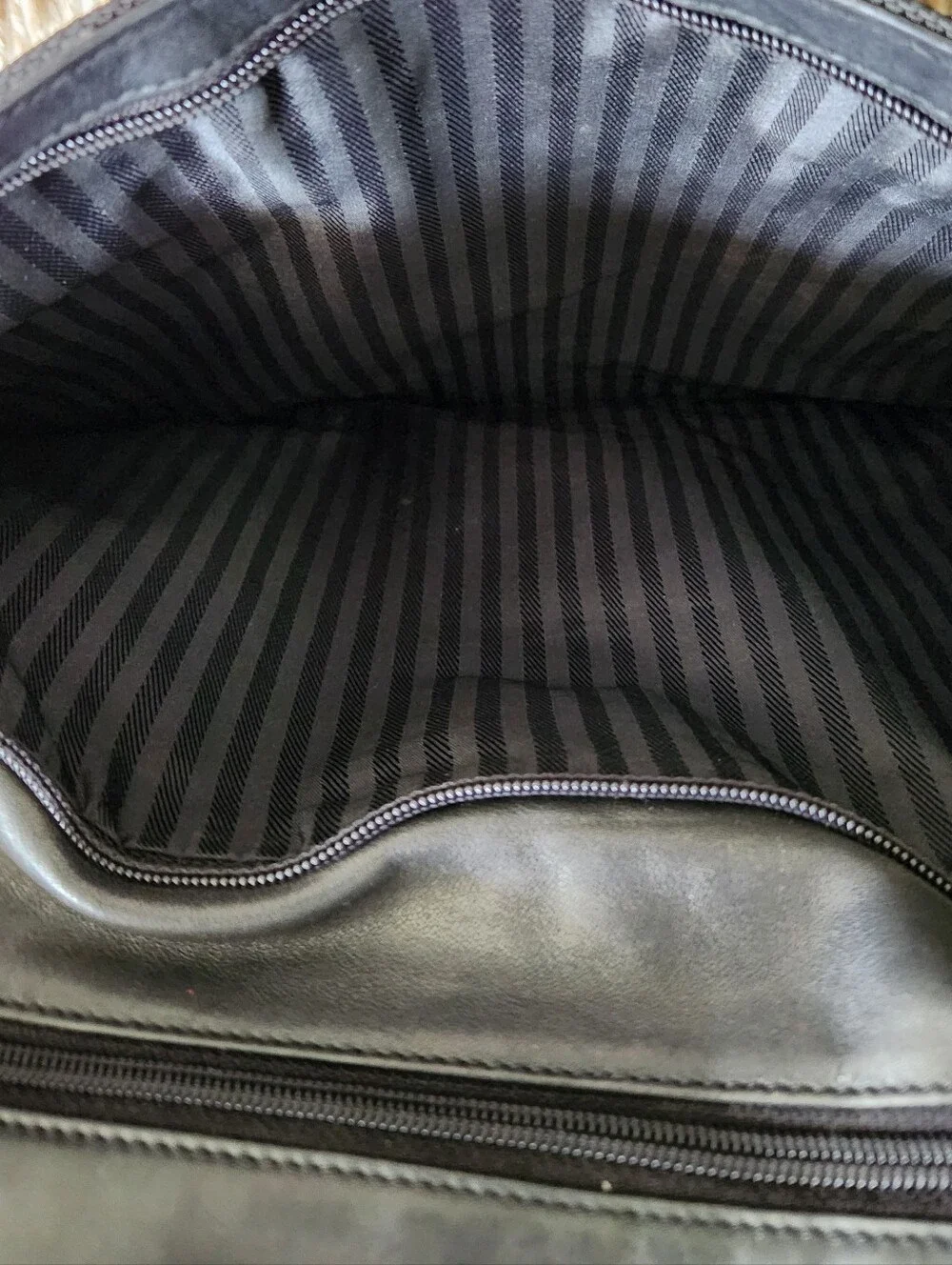 Tumi 43007D3 Ballistic Nylon Laptop Black Men's Briefcase with Shoulder Strap